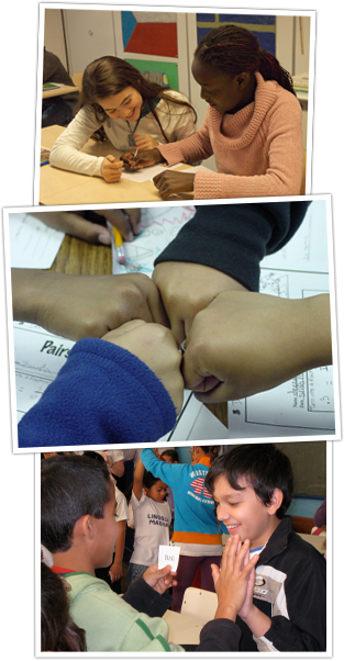 Photos of children in classrooms